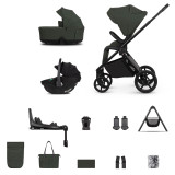 Venicci Claro 2 4-in-1 Plus Travel System (13-Piece Ultimate Bundle) - Forest