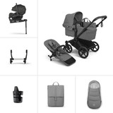 Bugaboo Donkey 6 Single Ultimate Pushchair Bundle - Moon Grey