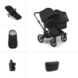 Bugaboo Donkey 6 Double Essential Pushchair Bundle - Heritage Black
