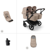 Bugaboo Donkey 6 Twin Essential Pushchair Bundle - Desert Taupe