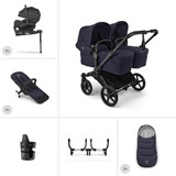 Bugaboo Donkey 6 Twin Ultimate Pushchair Bundle - Deep Indigo