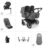 Bugaboo Donkey 6 Twin Ultimate Pushchair Bundle - Heritage Black