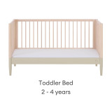Gaia Baby Eos Cot Bed - Desert Sage/Natural Ash