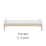 Gaia Baby Eos Cot Bed - Desert Sage/White