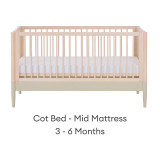 Gaia Baby Eos 2 Piece Room Set - Desert Sage/Natural Ash