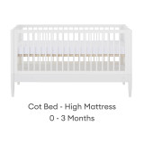 Gaia Baby Eos 2 Piece Room Set - All White