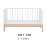 Gaia Baby Eos 2 Piece Room Set - Powder Blush/White