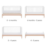 Gaia Baby Eos 2 Piece Room Set - Powder Blush/White