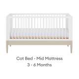 Gaia Baby Eos 2 Piece Room Set - Desert Sage/White
