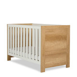 Obaby Nika Cot Bed - Oak & White
