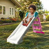 Dolu Slide - Pink/White