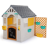 Dolu Garden Playhouse With Fence & Accessories