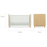 CuddleCo Remi 3 Piece Room Set - Oak/Green