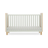 CuddleCo Remi Cot Bed - Oak/Green