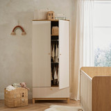 CuddleCo Remi Wardrobe - Oak/Cashmere