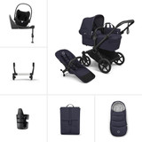 Bugaboo Donkey 6 Single Cloud T Ultimate Pushchair Bundle - Deep Indigo