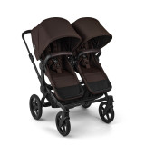 Bugaboo Donkey 6 Twin Pebble 360 Pro2 Ultimate Pushchair Bundle - Cocoa Brown