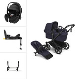 Bugaboo Donkey 6 Single Pebble 360 Pro2 Travel System - Deep Indigo