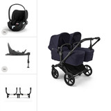 Bugaboo Donkey 6 Twin Cloud T Travel System - Deep Indigo