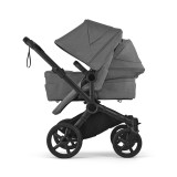 Bugaboo Donkey 6 Twin Cloud T Travel System - Moon Grey