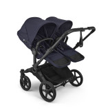 Bugaboo Donkey 6 Twin Pebble 360 Pro2 Travel System - Deep Indigo