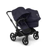 Bugaboo Donkey 6 Twin Pebble 360 Pro2 Travel System - Deep Indigo