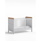Little Acorns Classic Cot Bed - White/Oak