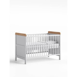 Little Acorns Classic Cot Bed - White/Oak