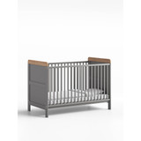 Little Acorns Classic Cot Bed - Grey/Oak