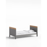 Little Acorns Classic Cot Bed - Grey/Oak