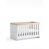 Little Acorns Burlington Cot Bed - White/Oak