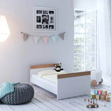 Little Acorns Burlington Cot Bed - White/Oak