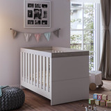 Little Acorns Burlington Cot Bed - Cashmere/Grey Ash