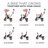 Kinderkraft Aston Tricycle - Rose Pink (Outlet)