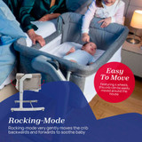 Chicco Next 2 Me Magic Evo Bedside Crib - Desert Taupe (Outlet)