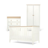 Mamas & Papas Wedmore 3-Piece Range + FREE Mattress - White/Oak