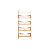 CuddleCo Aria 5 Tier Rattan Shelving Unit - Rattan