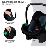 Kinderkraft Mink Pro i-Size Car Seat & Base - Black