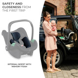 Kinderkraft Mink Pro i-Size Car Seat & Base - Black (2025)