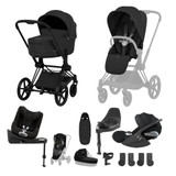 Cybex Priam Comfort Ultimate Birth & Beyond Bundle - Matt Black/Sepia Black