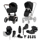 Cybex Priam Comfort Ultimate Birth & Beyond Bundle - Rose Gold/Sepia Black