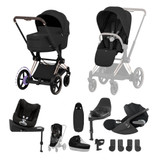 Cybex e-Priam Comfort Ultimate Birth & Beyond Bundle - Rose Gold/Sepia Black