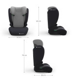 Kinderkraft I-SPARK 2 PLUS 100-150cm Car Seat - Grey