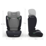 Kinderkraft I-SPARK 2 PLUS 100-150cm Car Seat - Grey