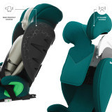 Kinderkraft JUNIOR FIX 2 PLUS 100-150cm Car Seat - Green