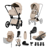Cybex Priam Style Ultimate Birth & Beyond Bundle - Cozy Beige