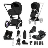 Cybex e-Priam Style Ultimate Birth & Beyond Bundle - Sepia Black