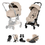 Cybex Coya Style Ultimate Bundle - Matt Black/Cozy Beige