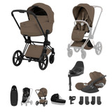 Cybex Priam Style Ultimate Accessory Bundle - Coconut Brown