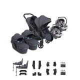 iCandy Peach 8 Twin Cocoon 360 Travel System - Grey